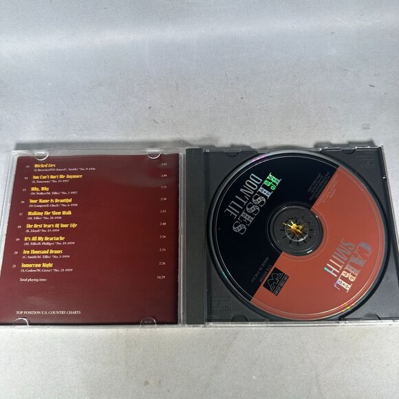 Carl Smith - Kisses Dont Lie CD 21 Greatest Hits Remastered Original Recordings - Picture 3 of 3